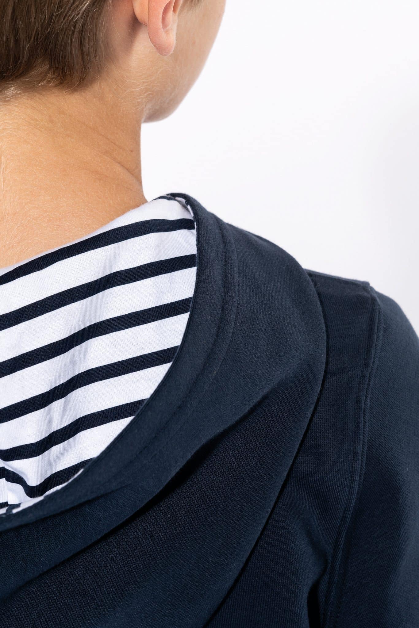 Miniature 8 pour Sweat-shirt à capuche contrastée à motifs enfant unisexe