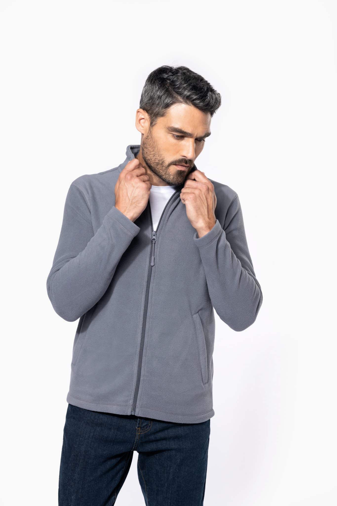 Miniature 2 pour Veste micropolaire zippée unisexe