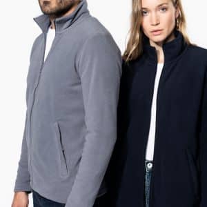 Visuel Veste micropolaire zippée unisexe