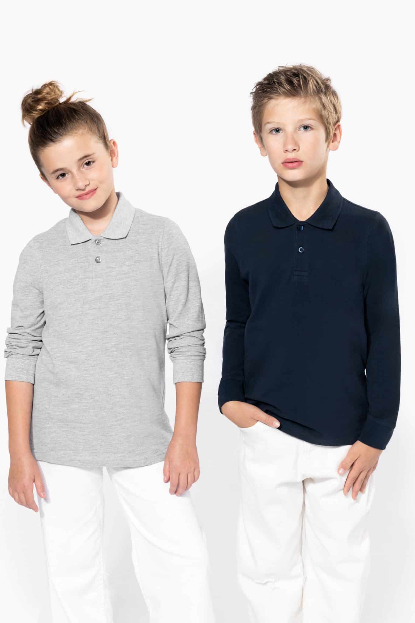 Miniature 1 pour Polo manches longues enfant