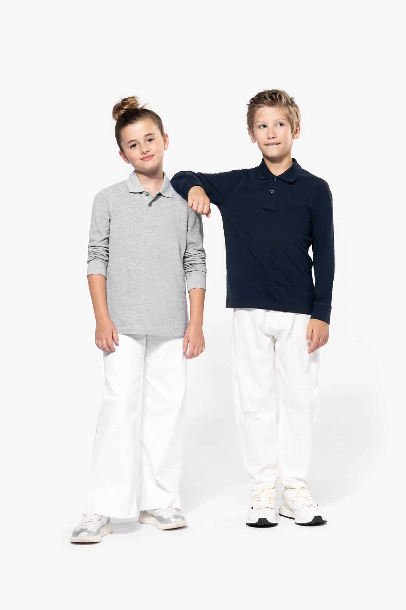 Miniature 5 pour Polo manches longues enfant