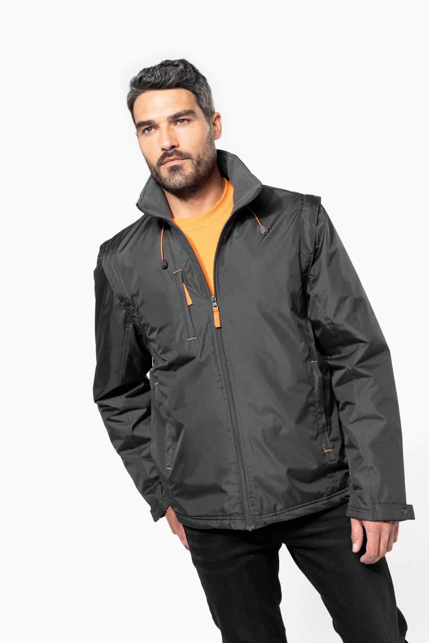 Miniature 1 pour Blouson à manches amovibles homme