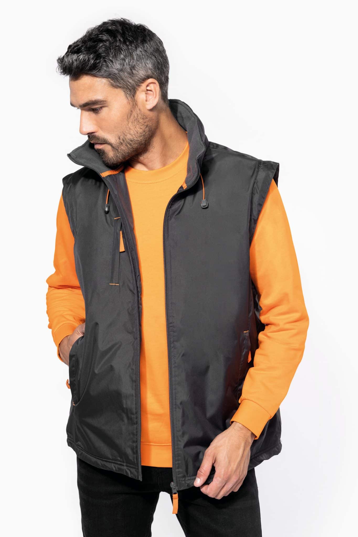 Miniature 5 pour Blouson à manches amovibles homme