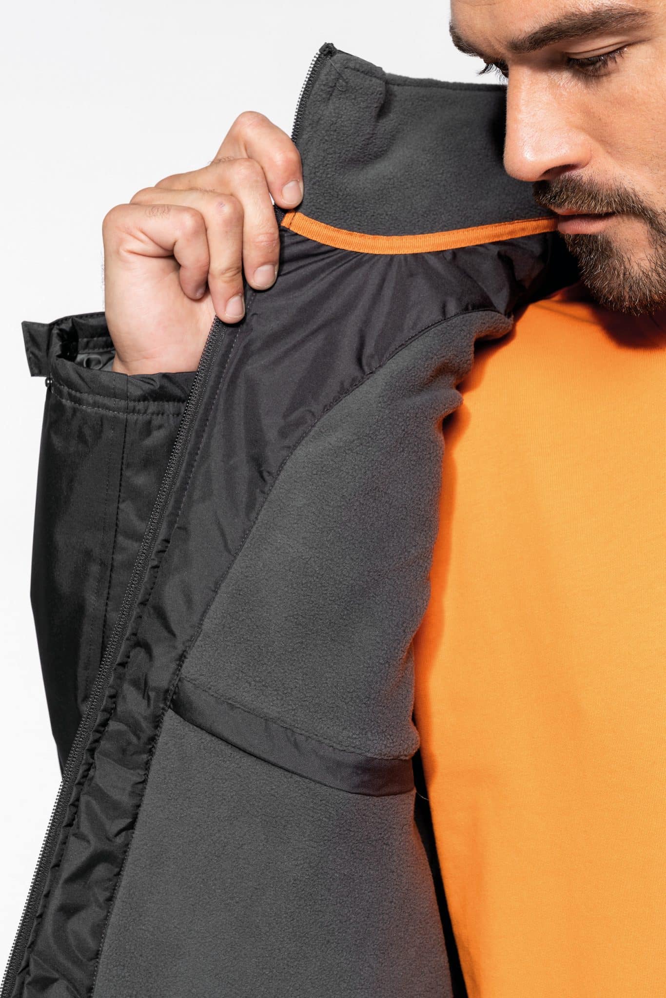 Miniature 6 pour Blouson à manches amovibles homme