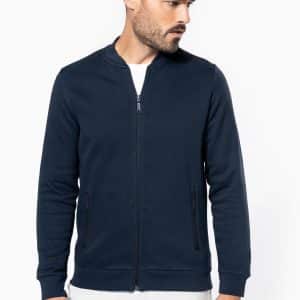 Visuel Veste molleton zippée homme