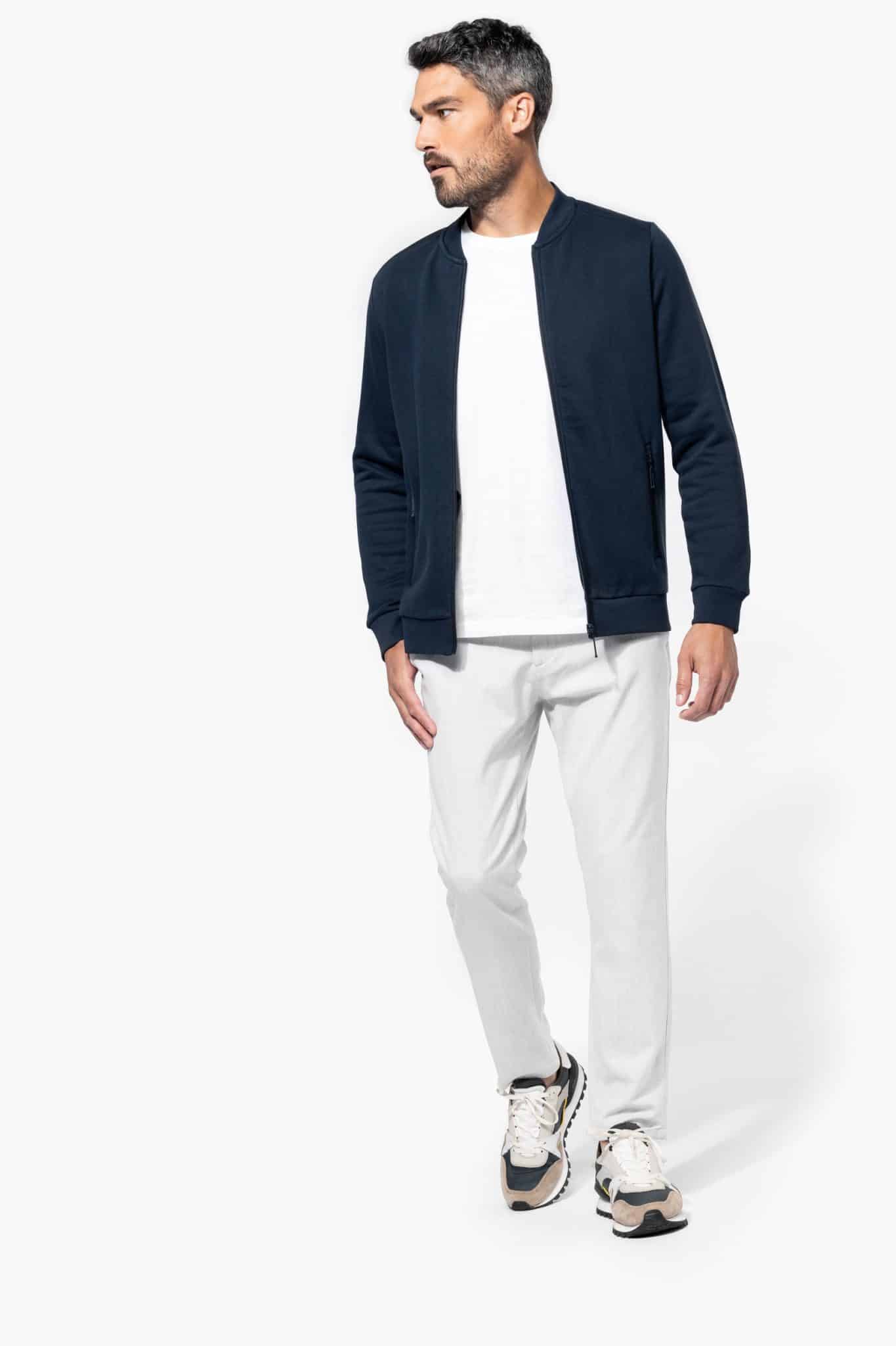 Miniature 4 pour Veste molleton zippée homme