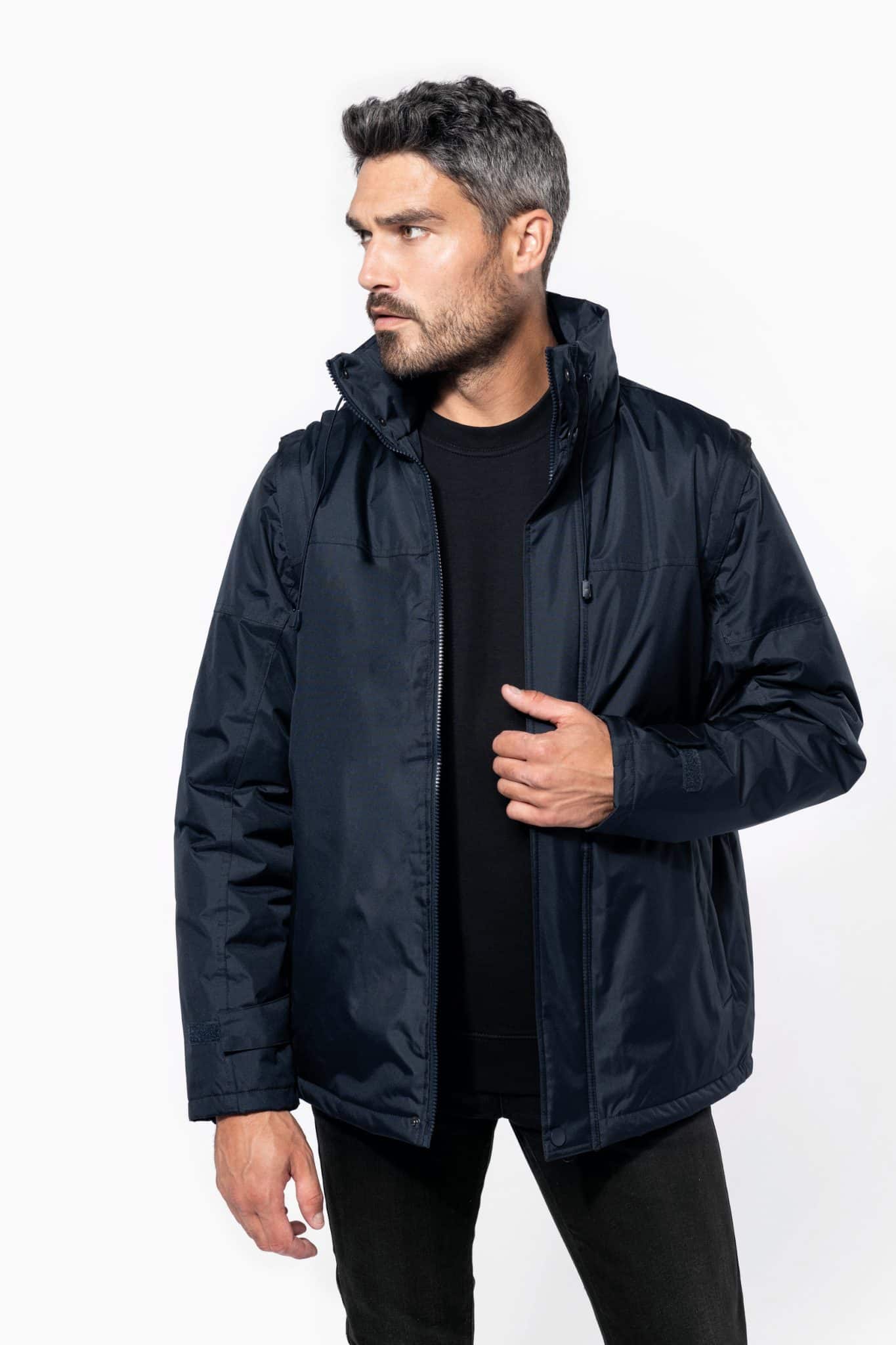 Miniature 1 pour Blouson manches amovibles homme