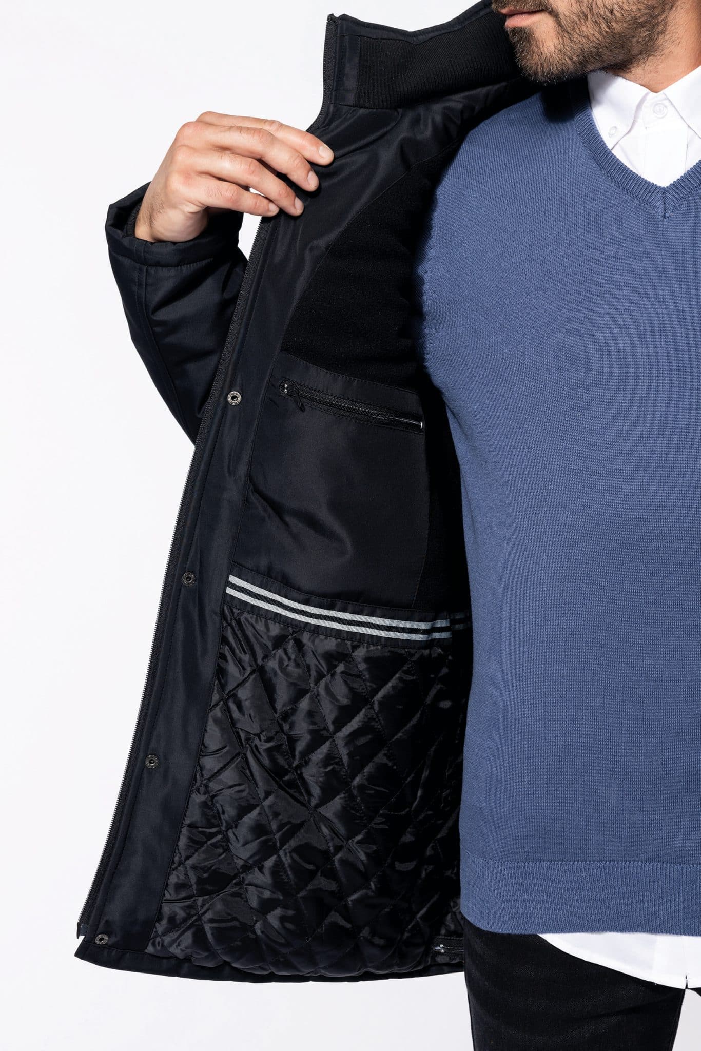 Miniature 8 pour Parka avec capuche amovible homme