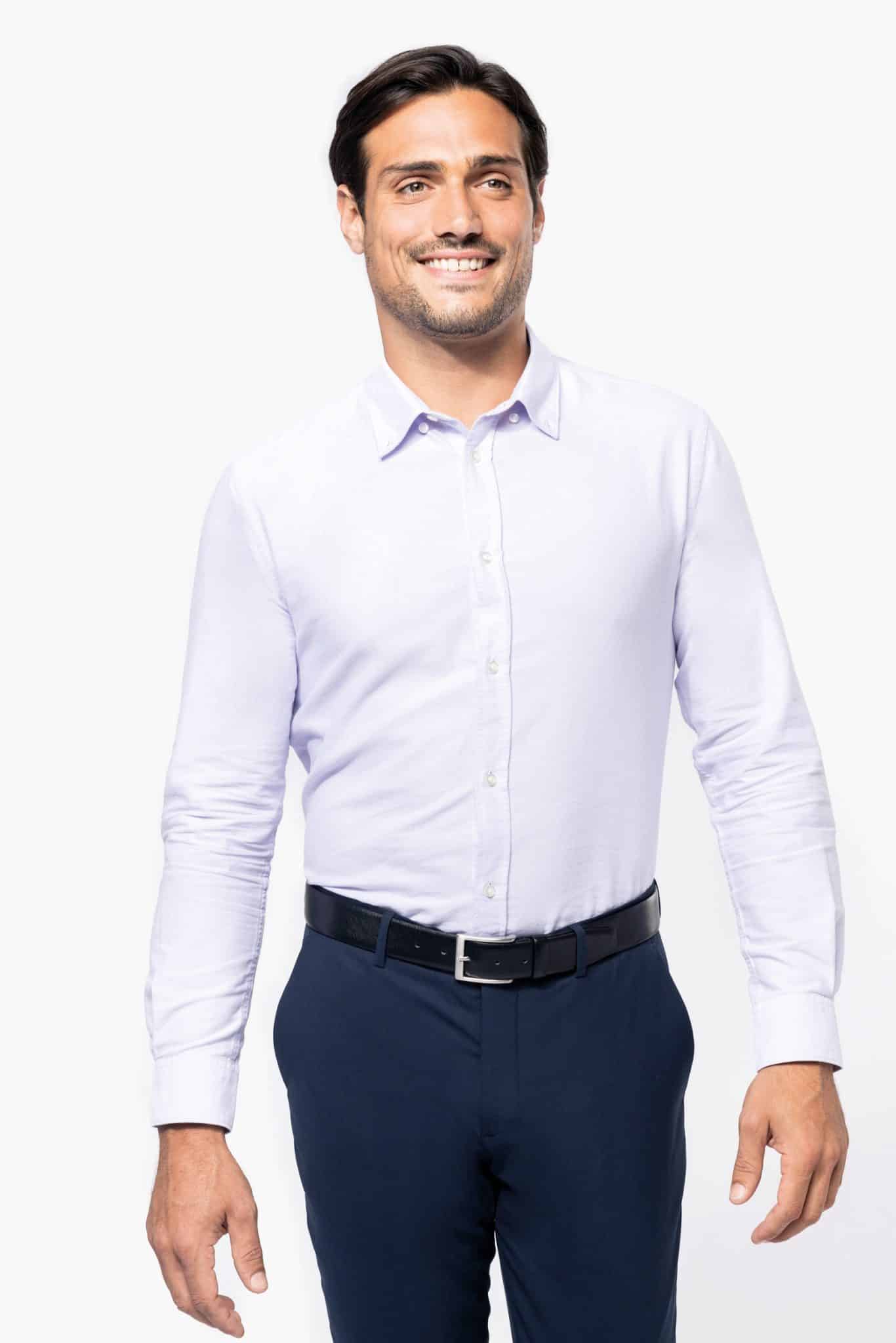 Miniature 9 pour Chemise Oxford manches longues homme