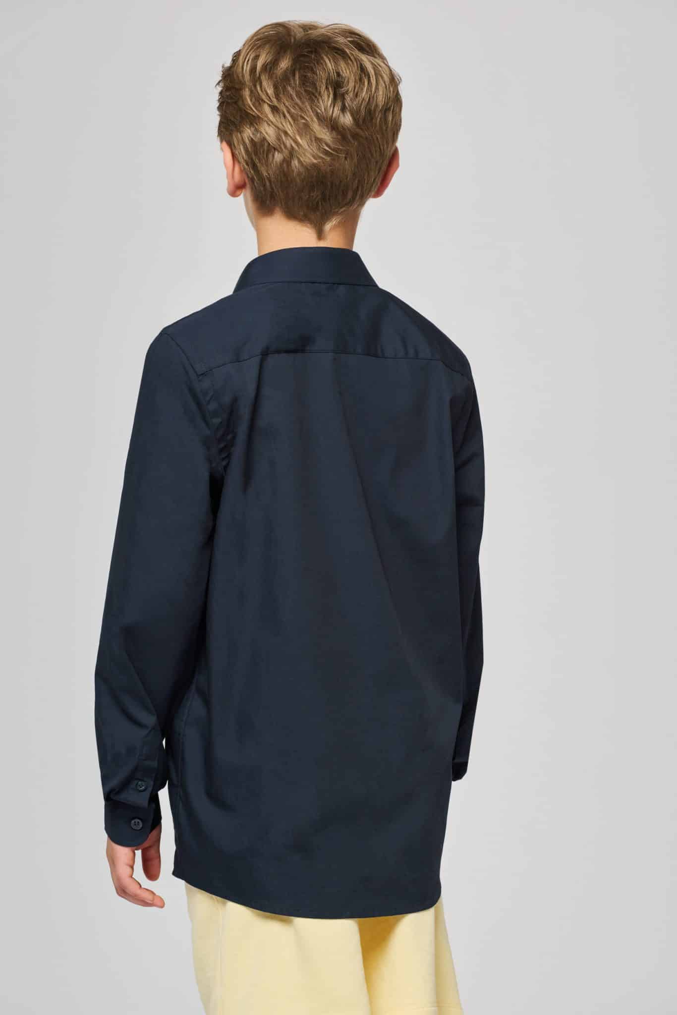 Miniature 2 pour Chemise popeline manches longues enfant