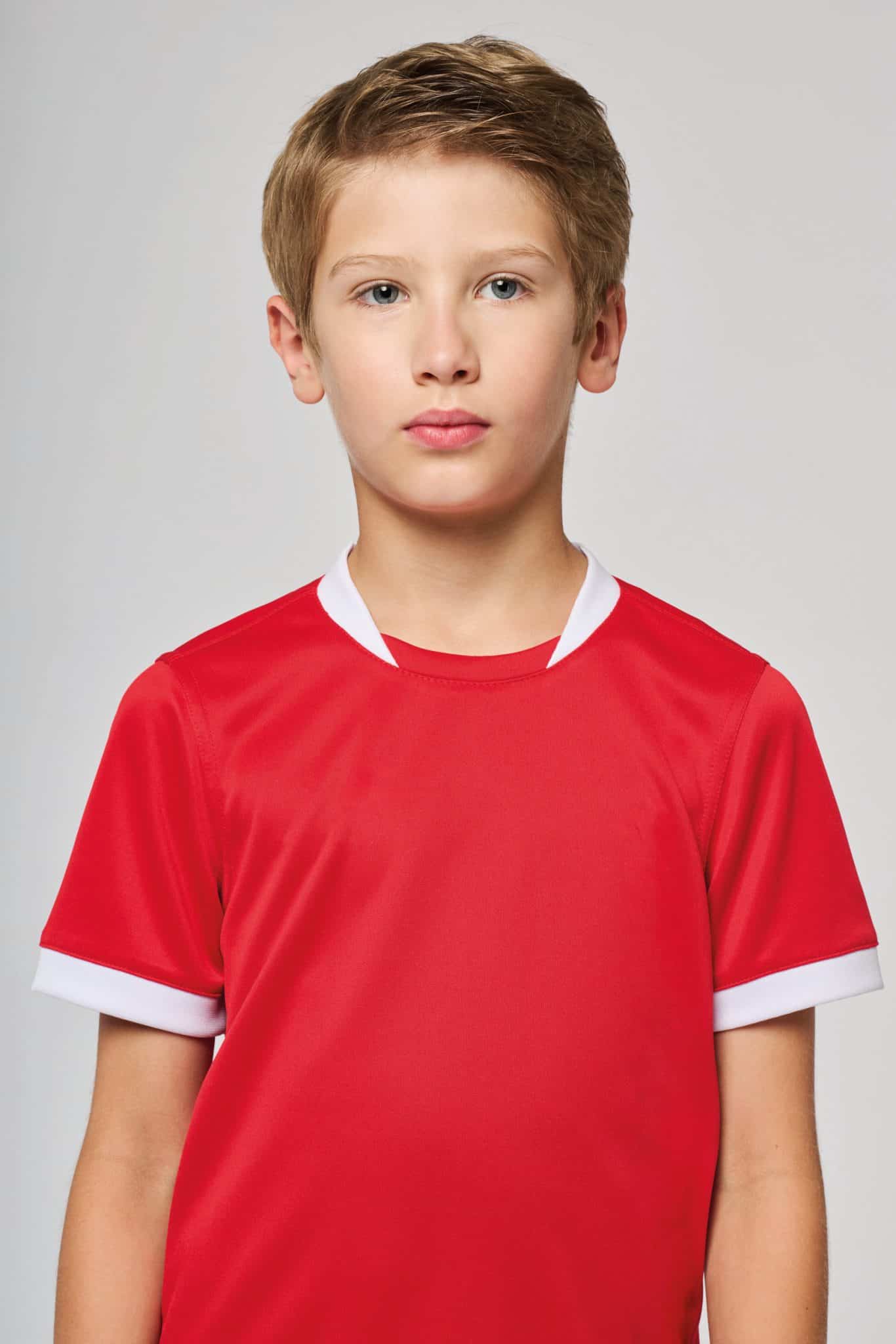 Miniature 3 pour Maillot de rugby manches courtes enfant