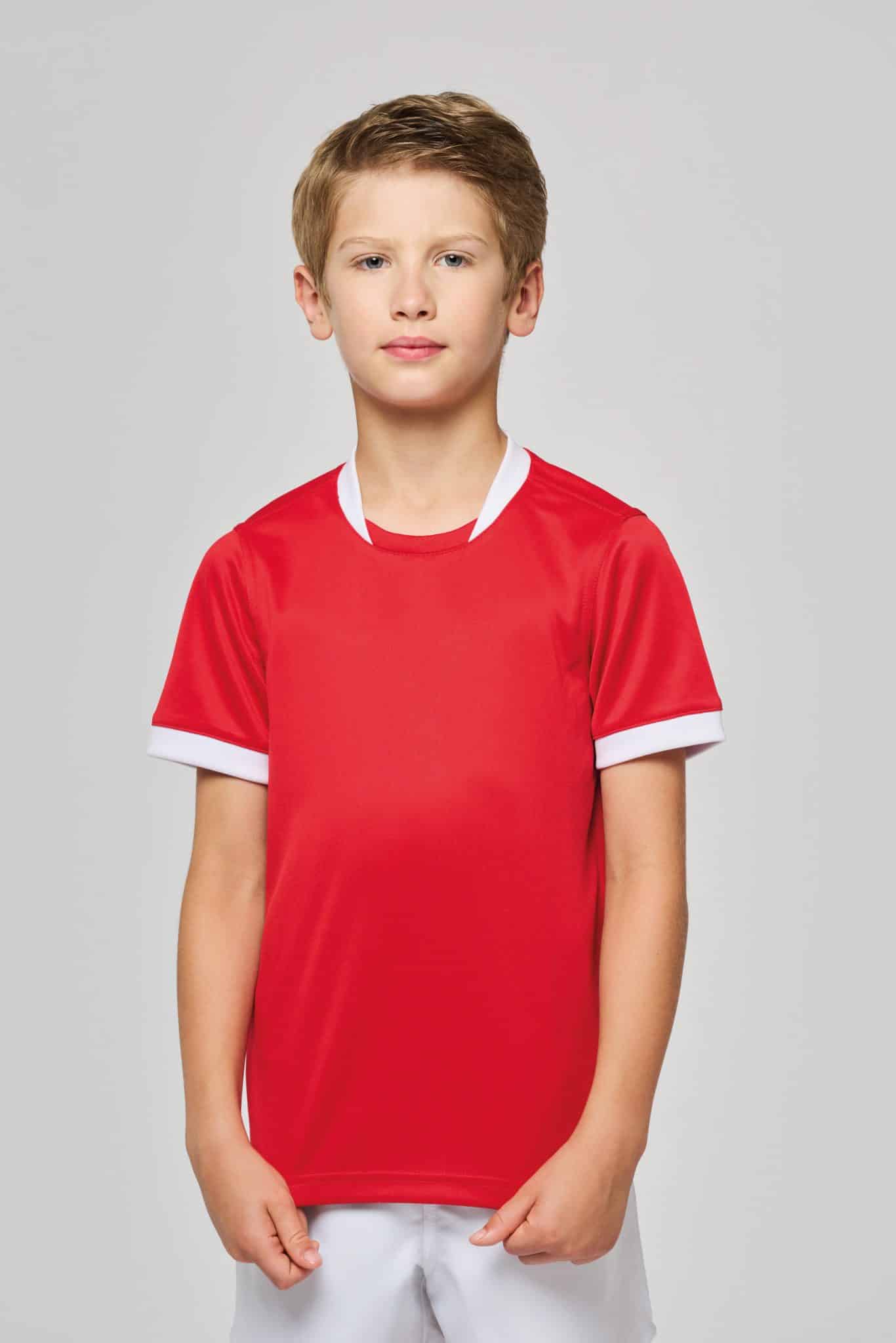 Miniature 1 pour Maillot de rugby manches courtes enfant