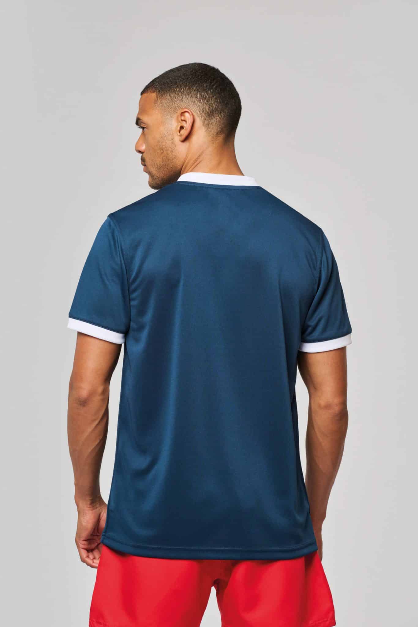 Miniature 2 pour Maillot de rugby manches courtes unisexe