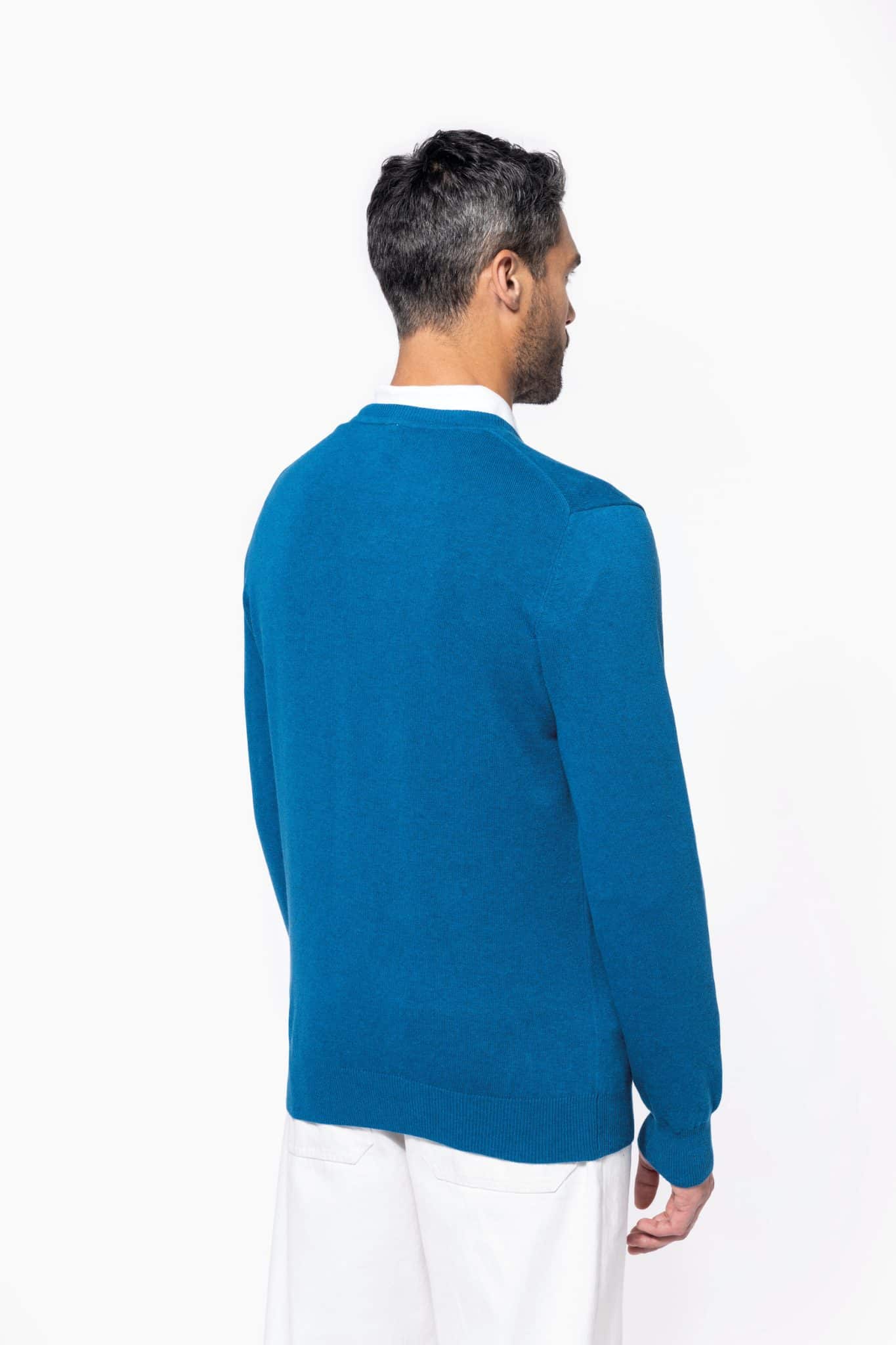 Miniature 2 pour Pullover premium col V