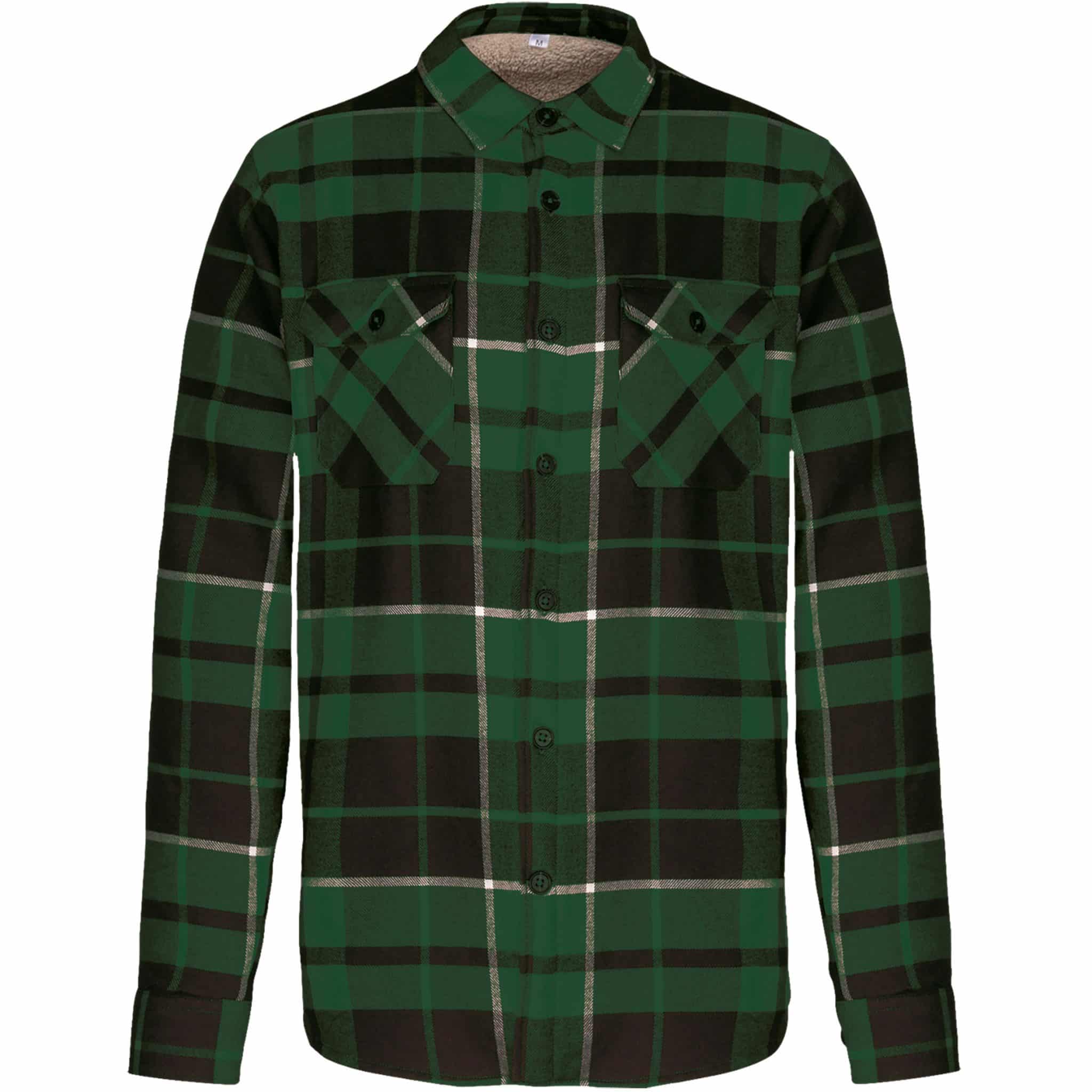 Miniature 17 pour Surchemise à carreaux doublée sherpa homme