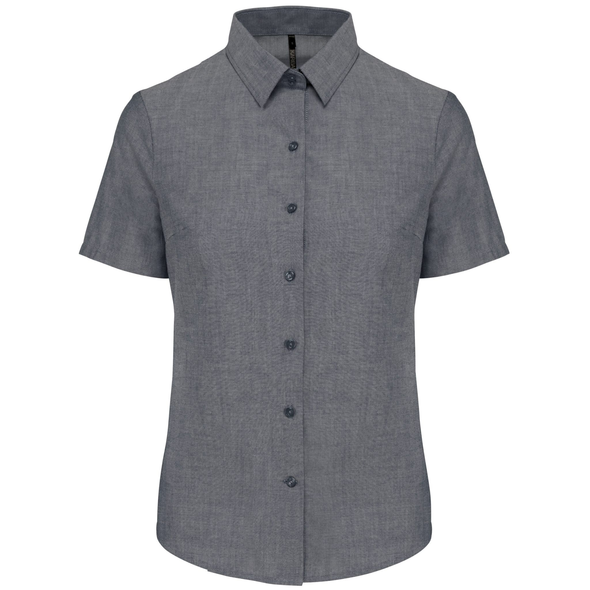 Miniature 14 pour Chemise Oxford manches courtes femme