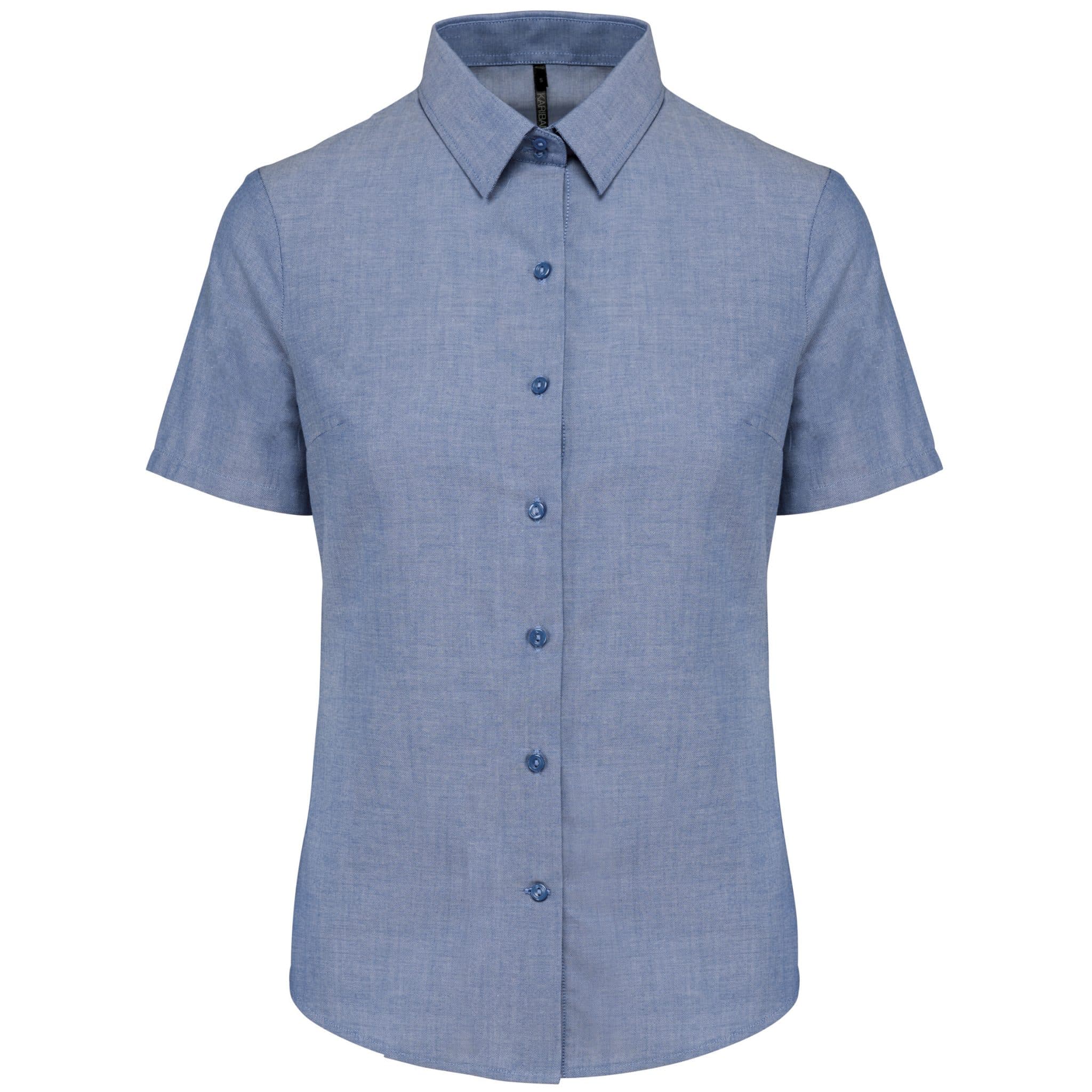 Miniature 12 pour Chemise Oxford manches courtes femme