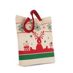 Visuel Sac shopping avec motifs de Noël