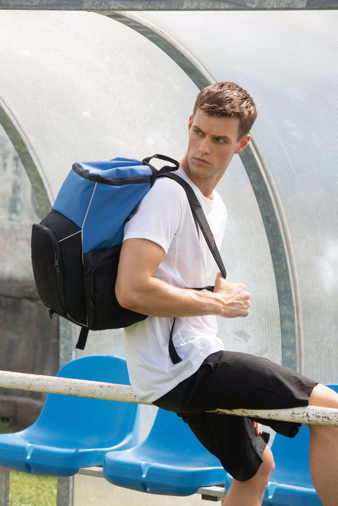 Miniature 2 pour Sac à dos de sport recyclé avec porte-objets