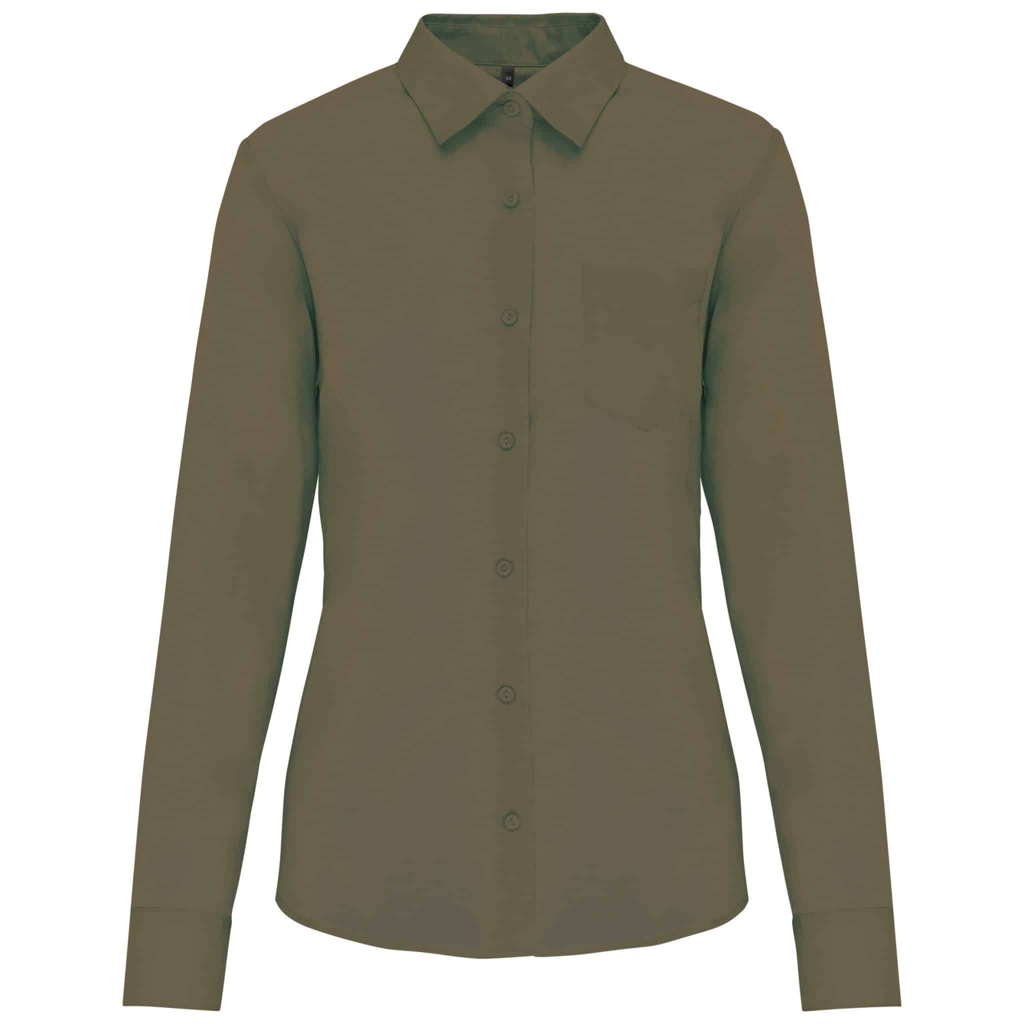 Miniature 25 pour Chemise popeline polycoton entretien facile femme
