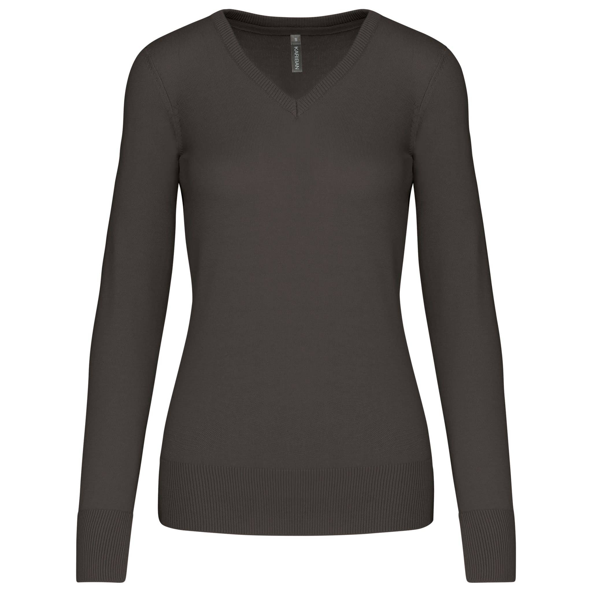 Miniature 11 pour Pull col V femme