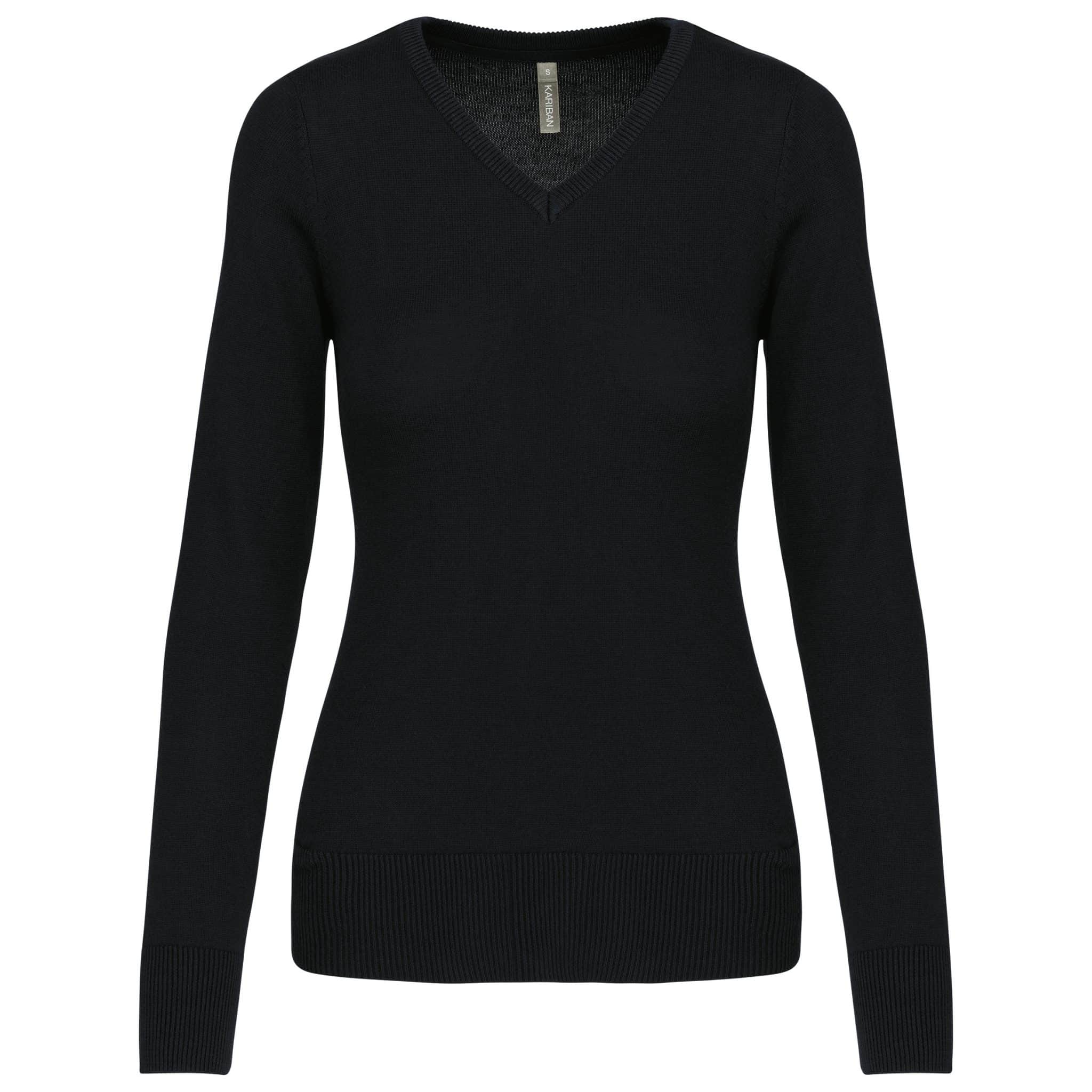 Miniature 10 pour Pull col V femme