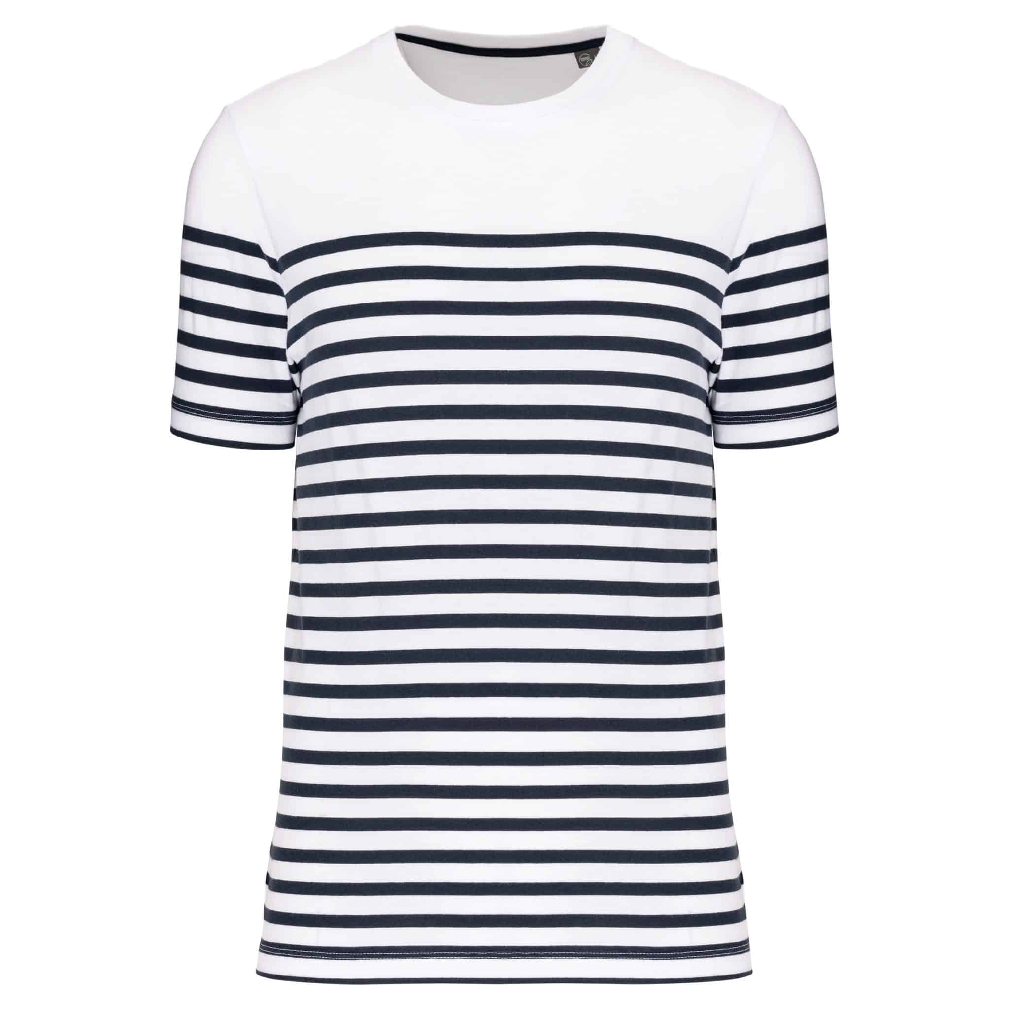Miniature 14 pour T-shirt marin col rond Bio homme