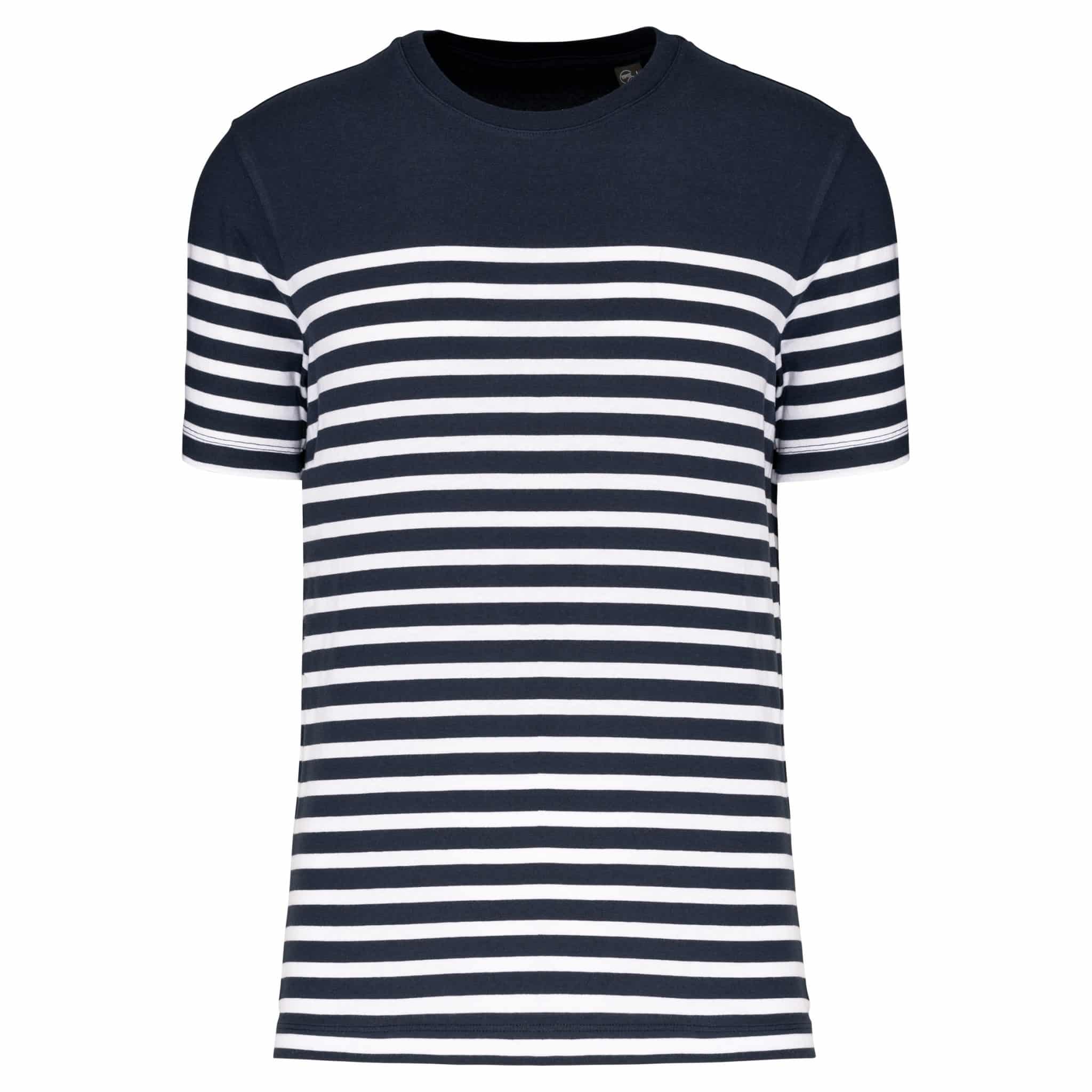 Miniature 13 pour T-shirt marin col rond Bio homme