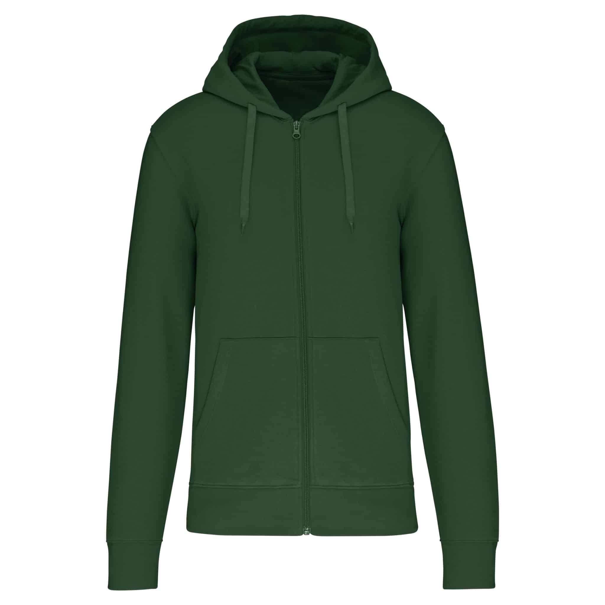 Miniature 12 pour Sweat-shirt écoresponsable zippé à capuche homme