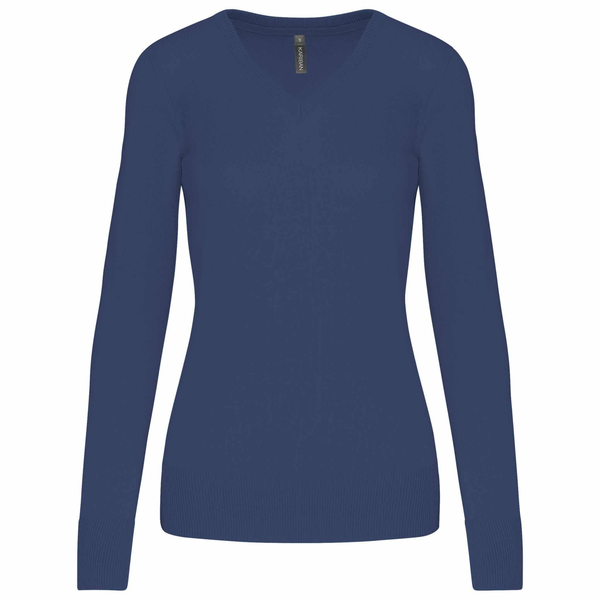 Miniature 12 pour Pull col V femme