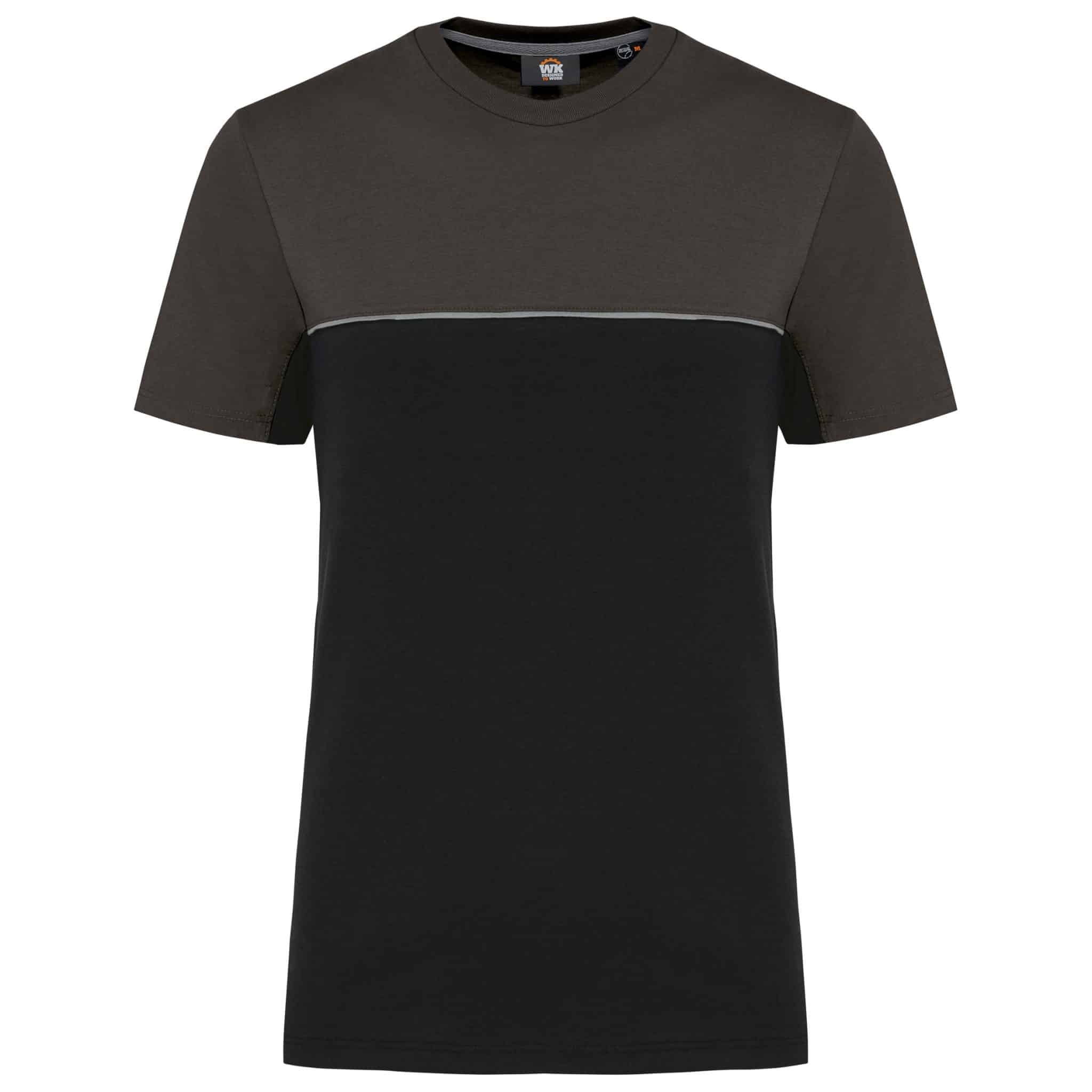 Miniature 10 pour T-shirt bicolore écoresponsable manches courtes unisexe