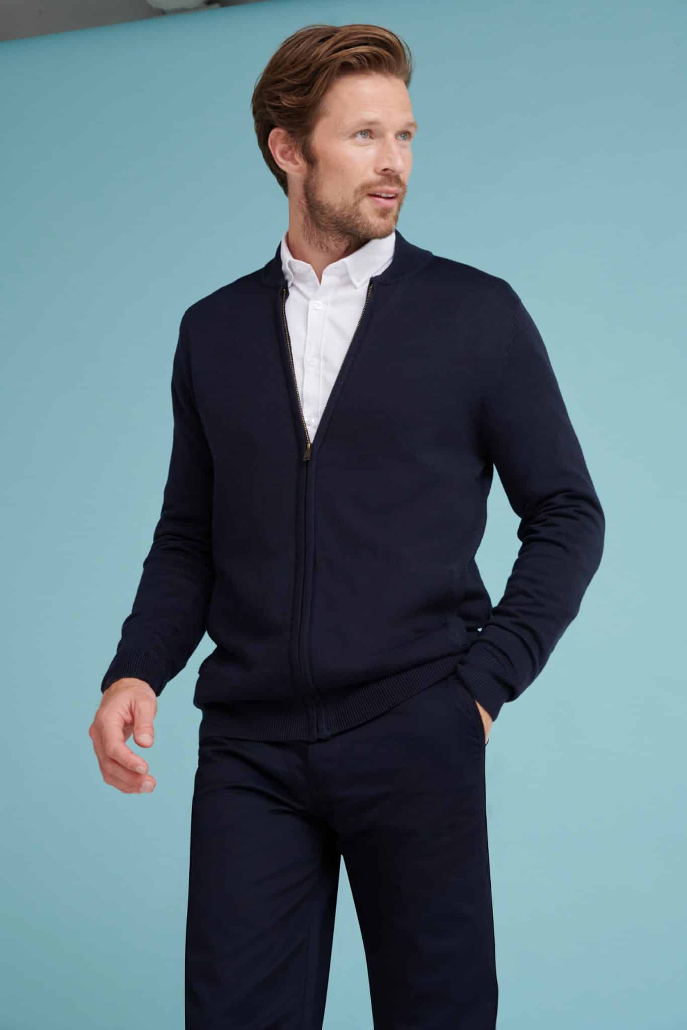 Miniature 2 pour Cardigan zippé