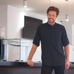 Visuel Chemise Homme col Mao