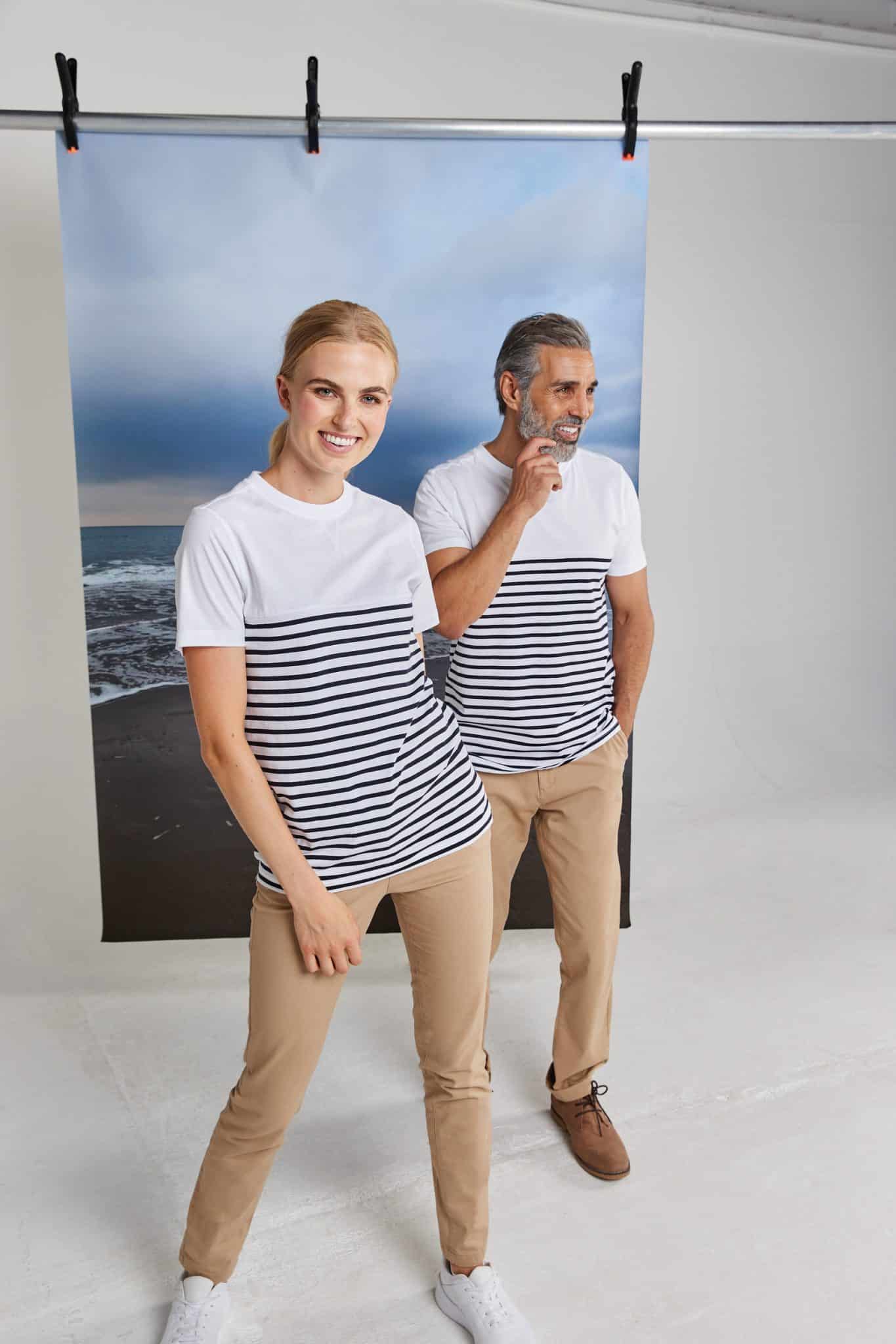 Miniature 3 pour T-shirt breton à manches courtes