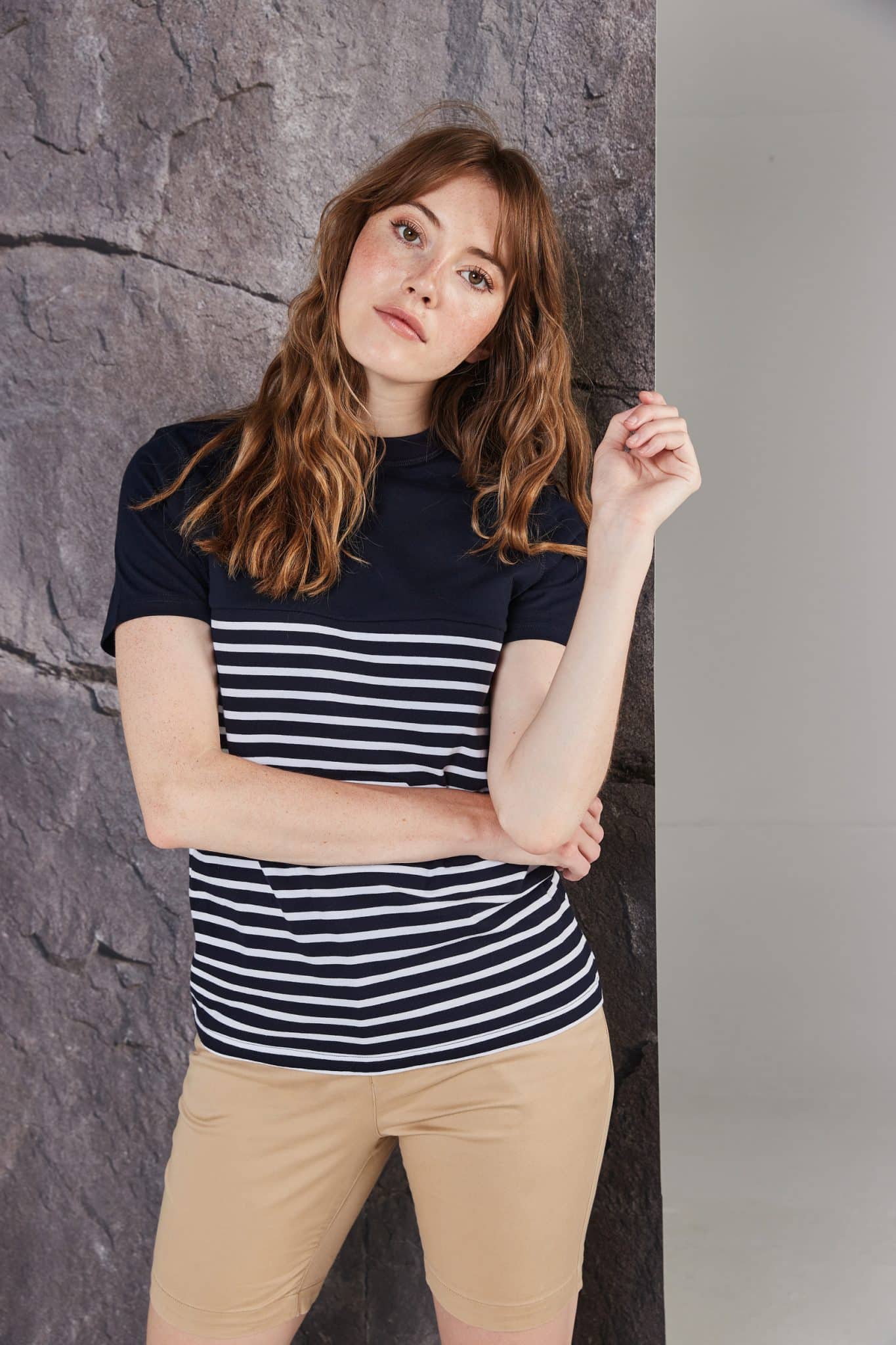 Miniature 2 pour T-shirt breton à manches courtes