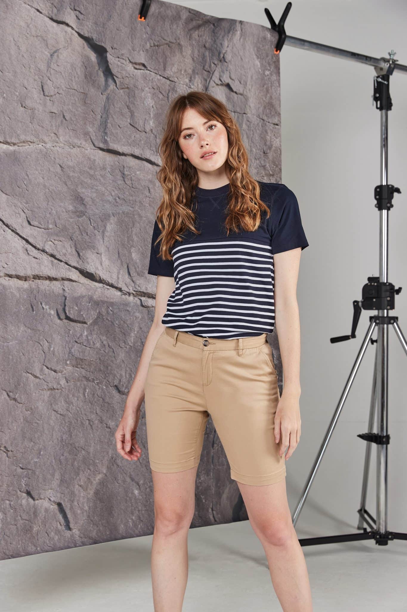 Miniature 1 pour Short Chino Stretch Femme