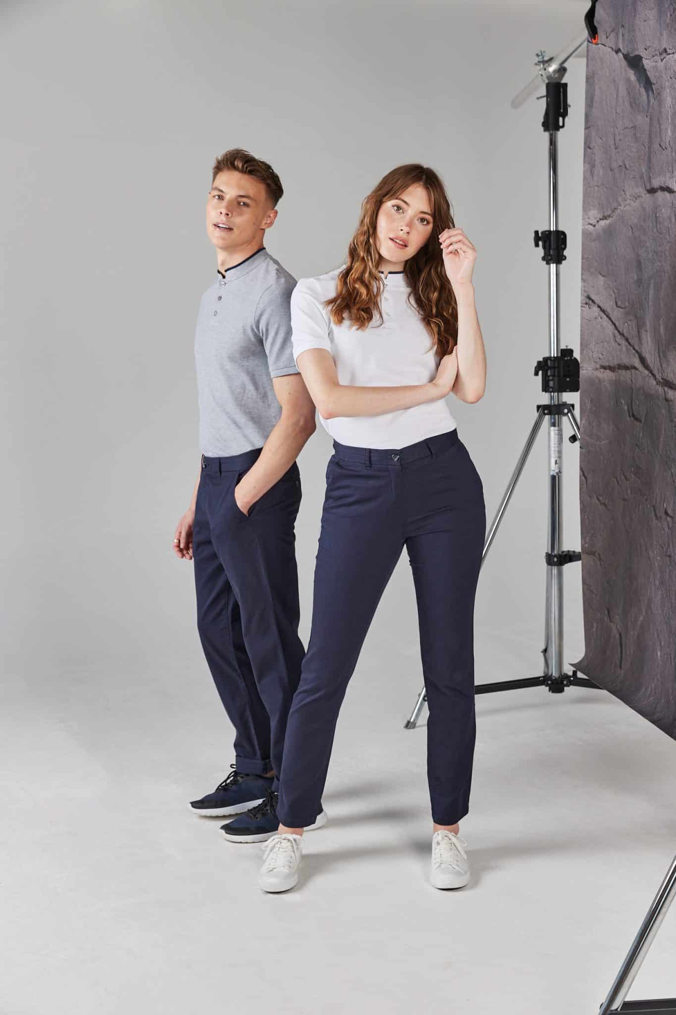 Miniature 1 pour Pantalon Chino Stretch Femme