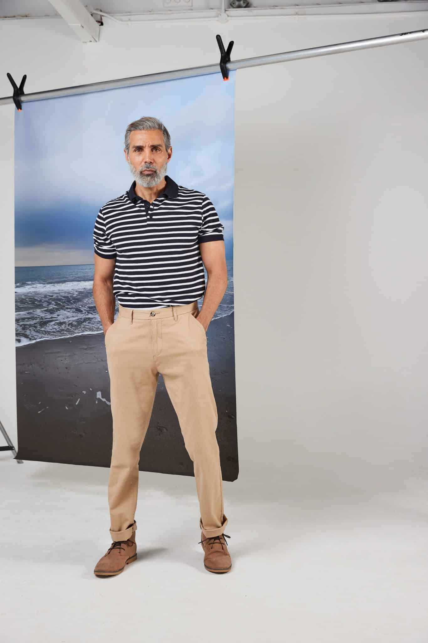 Miniature 2 pour Pantalon Chino Stretch Homme
