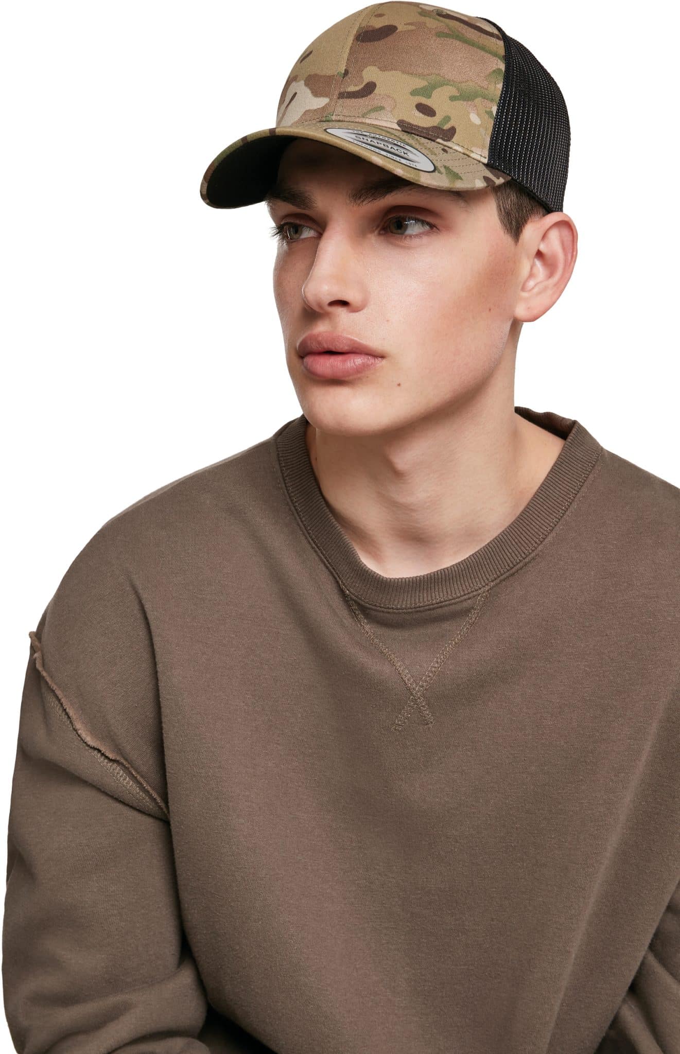 Miniature 2 pour Casquette retro trucker multicam
