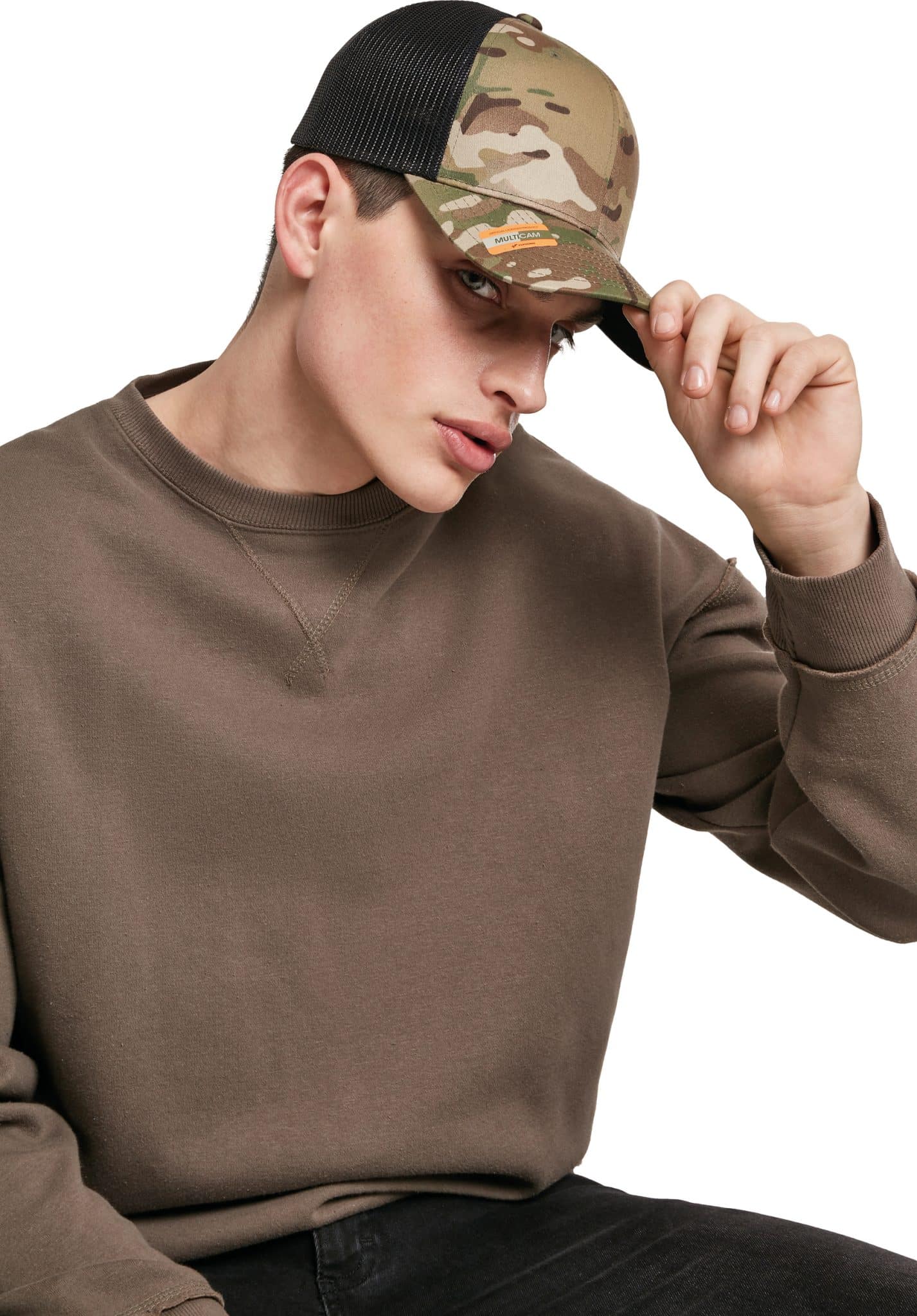 Miniature 3 pour Casquette retro trucker multicam