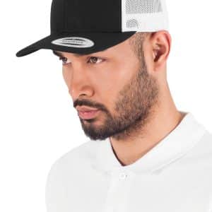Visuel Casquette retro trucker bicolore