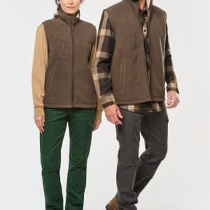 Visuel Bodywarmer polaire avec intérieur sherpa unisexe