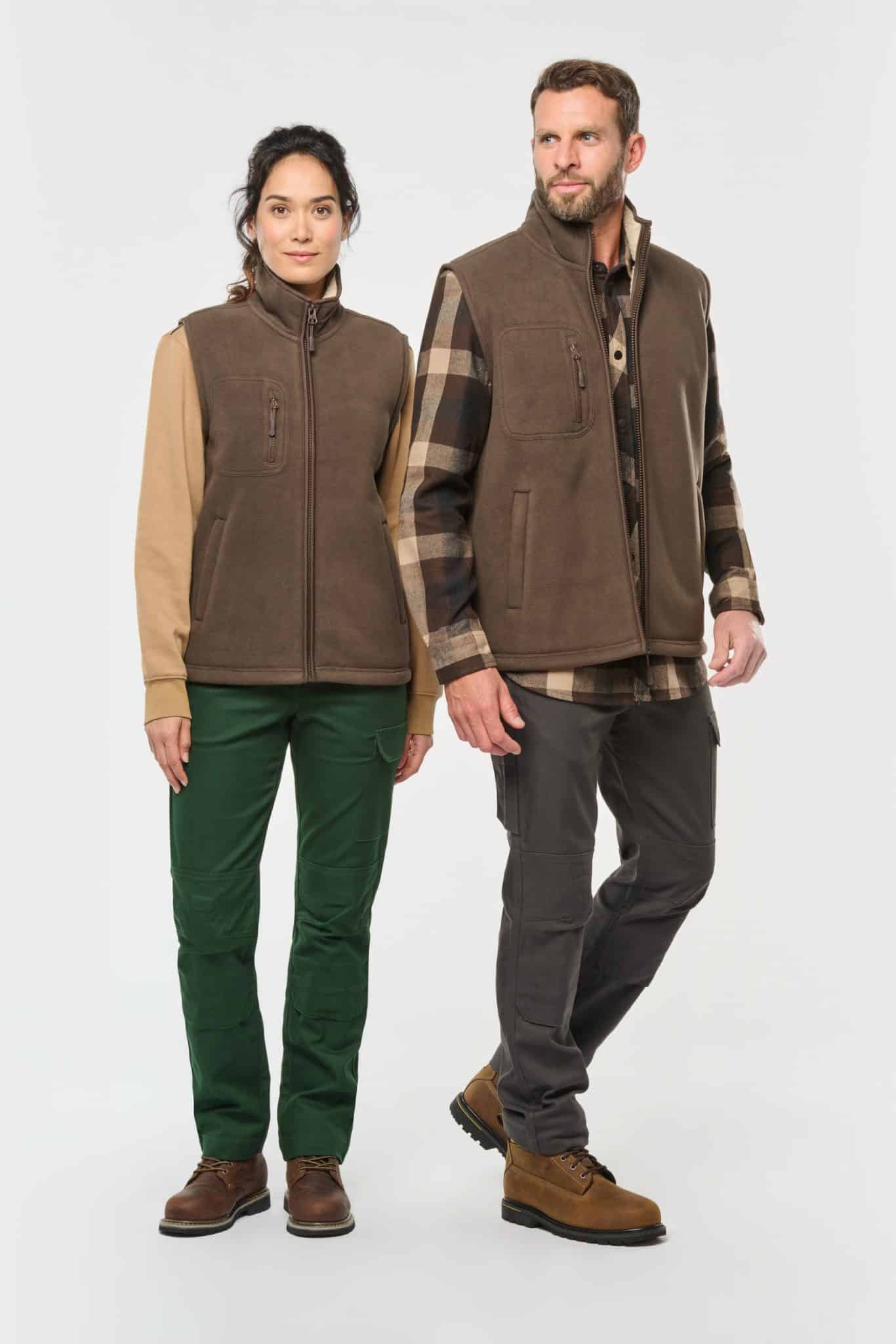 Miniature 1 pour Bodywarmer polaire avec intérieur sherpa unisexe