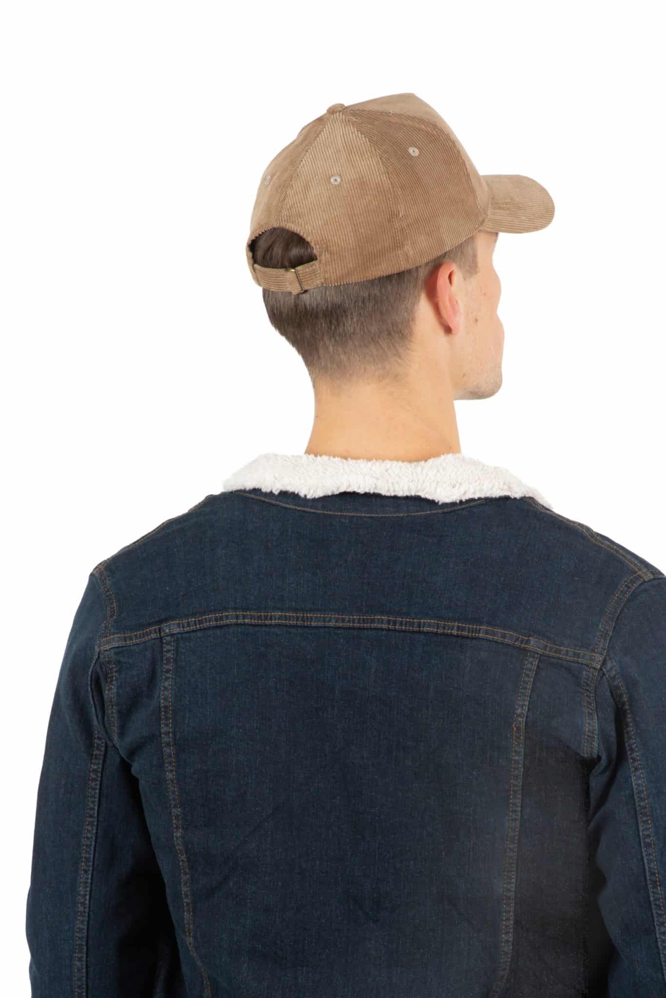 Miniature 2 pour Casquette en velours - 5 panneaux