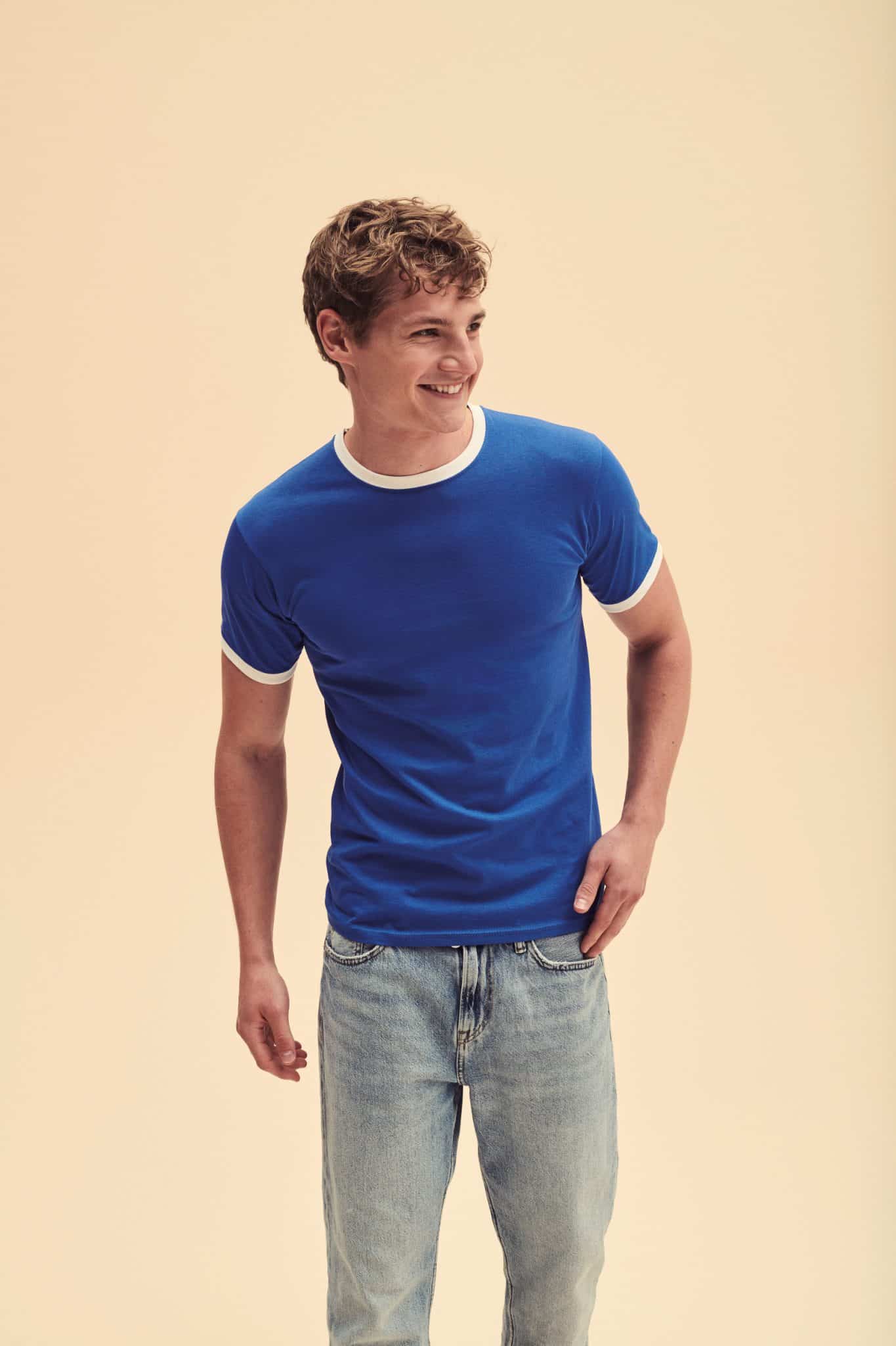 Miniature 2 pour T-shirt Ringer Valueweight