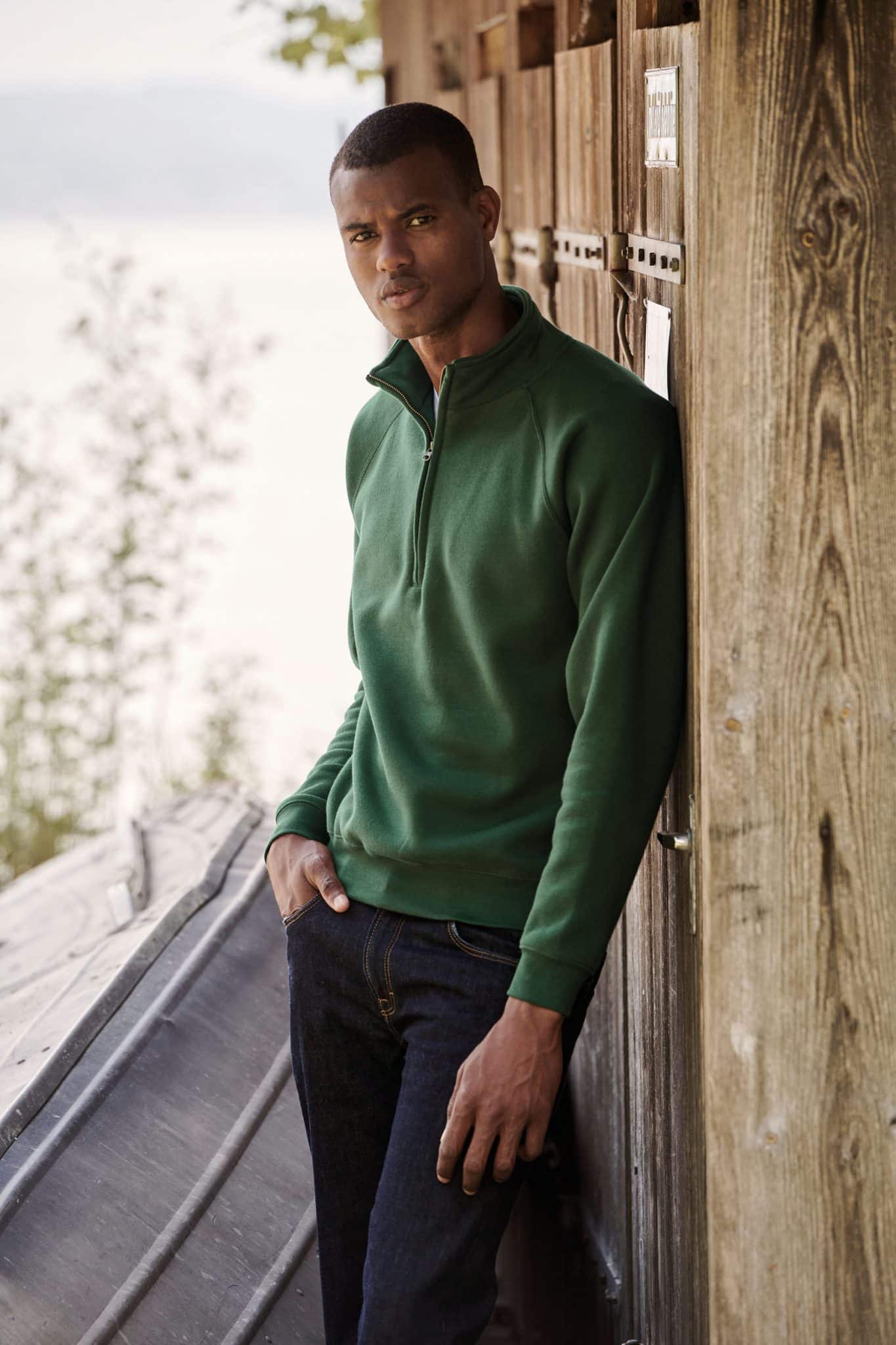 Miniature 3 pour Sweat-shirt col zippé Premium (62-032-0)