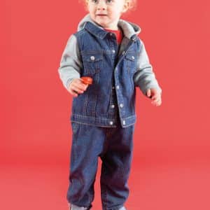 Visuel Veste en jean à capuche enfant