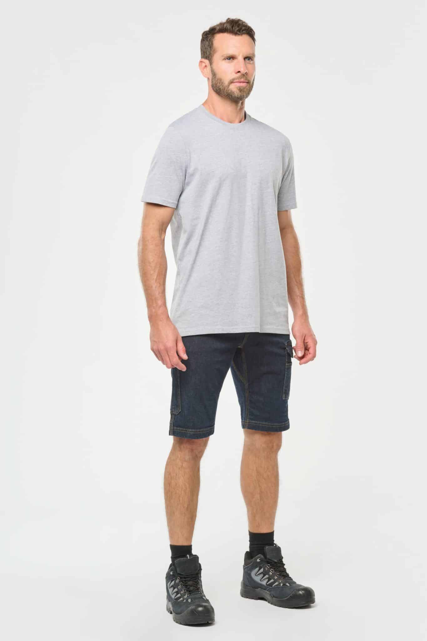 Miniature 4 pour Bermuda denim multipoches homme