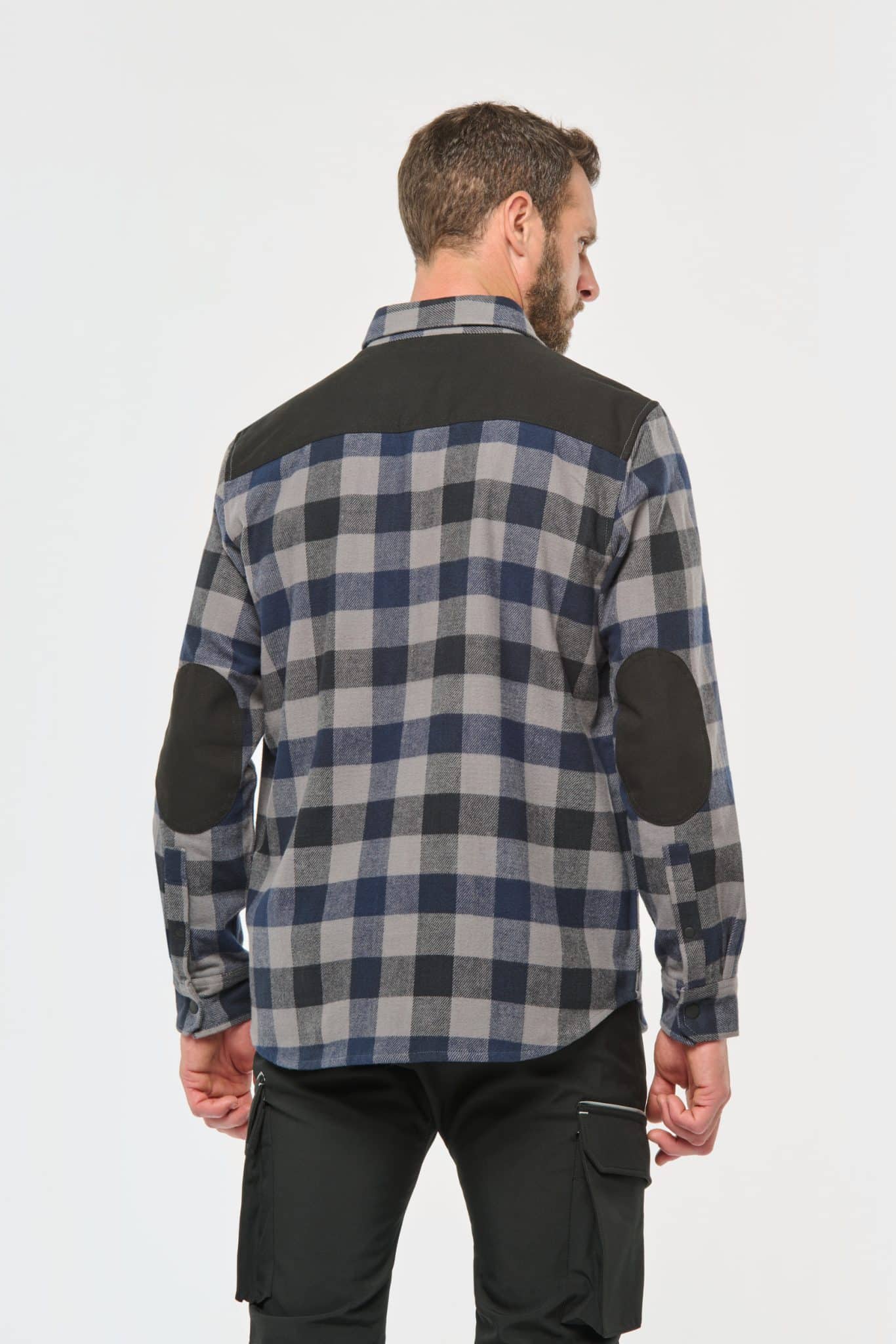 Miniature 2 pour Chemise à carreaux avec poches homme