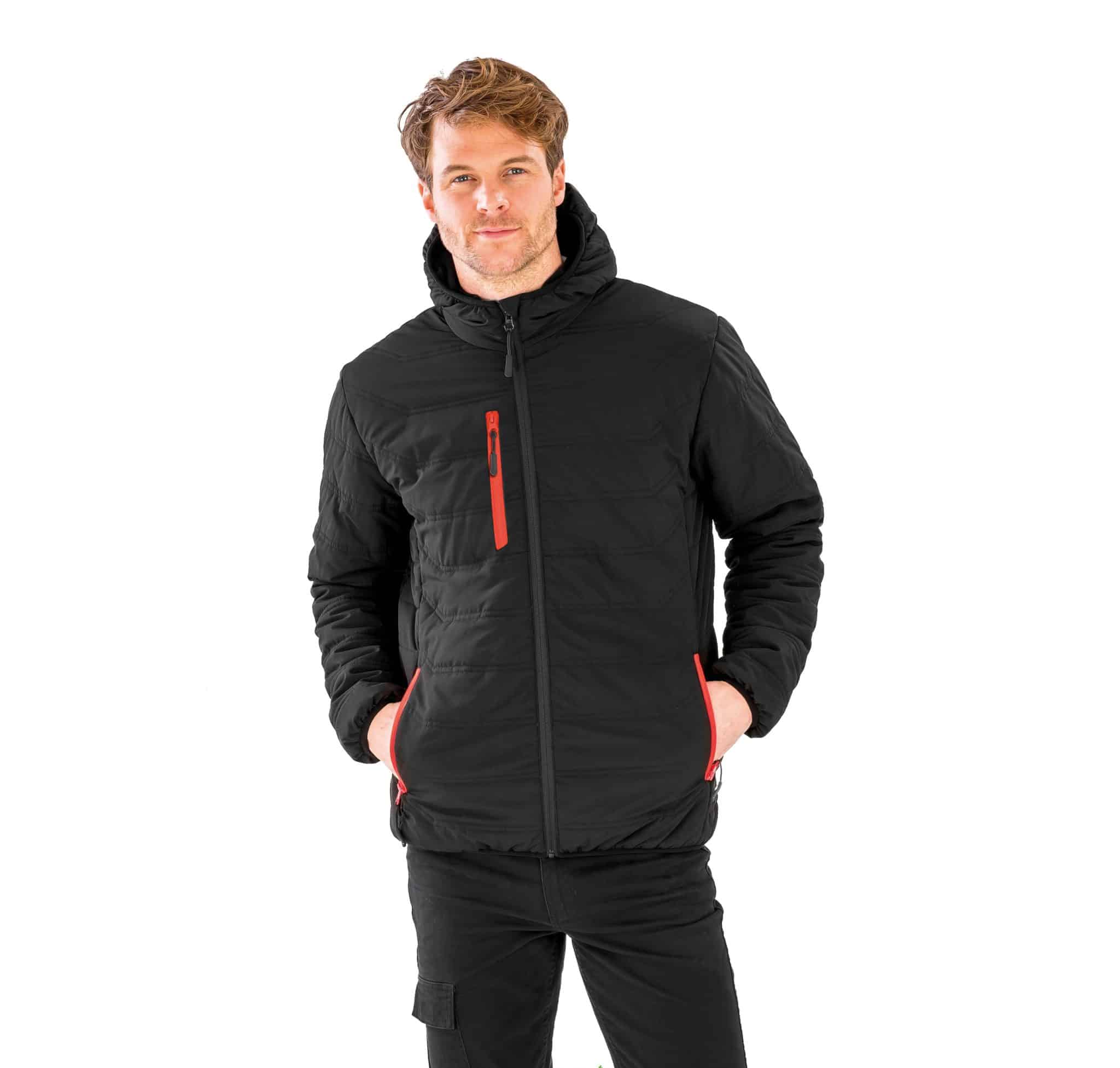 Miniature 1 pour Veste matelassée black compass recyclée